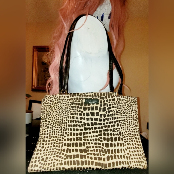 kate spade Handbags - ☆SOLD☆  Kate Spade | 👜 Brown & Cream Shoulder Purse Bag
